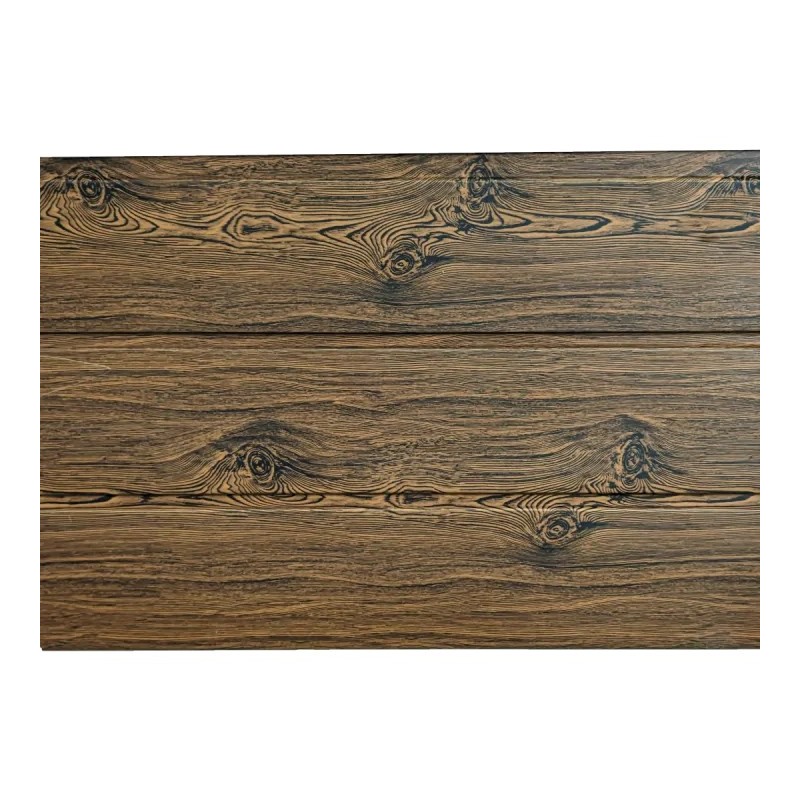REVESTIMIENTO EXTERIOR ELEGANCIA EN MADERA OSCURA 3 TABLAS