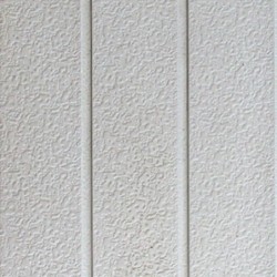 REVESTIMIENTO EXTERIOR ALUMINIO TEXTURA CLASICA BLANCO 3 TABLAS