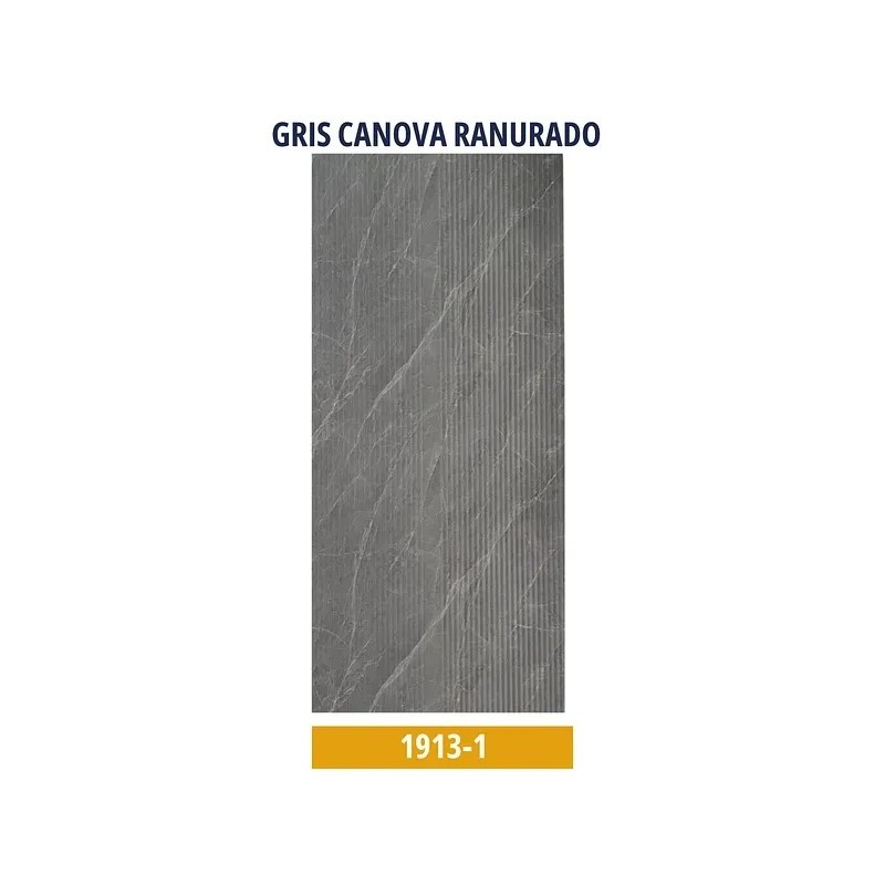 PLANCHA PVC MARMOL GRIS CANOVA