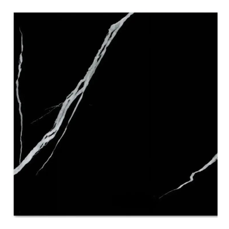 PLANCHA PVC MARMOL NEGRO CON GRIETAS BLANCAS F20B