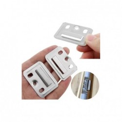 PACK 100 Unidades CLIP MONTAJE PANEL WPC y PVC  TIPO HEBILLA