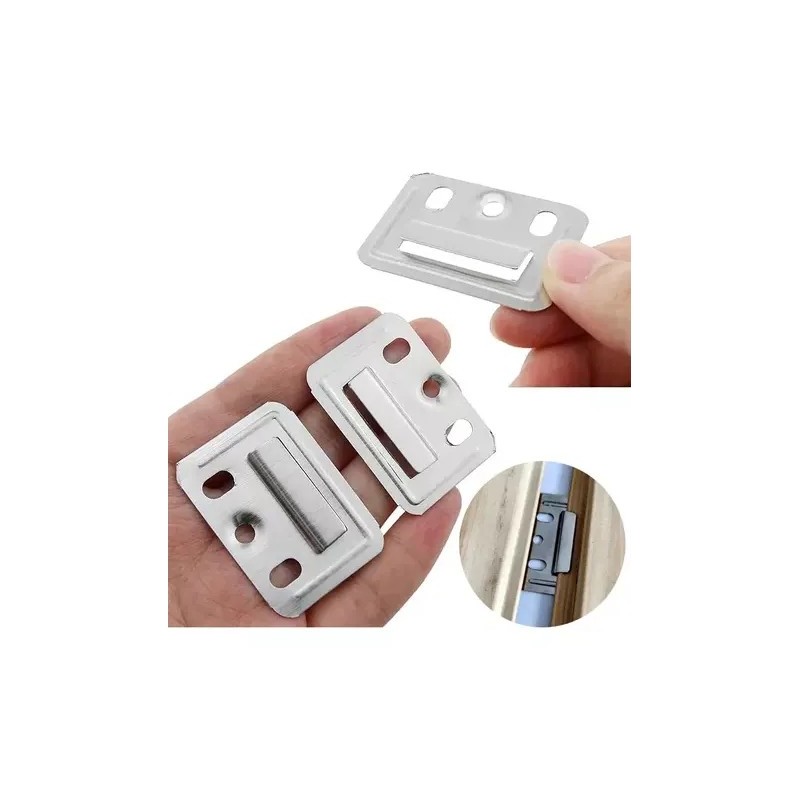 PACK 100 Unidades CLIP MONTAJE PANEL WPC y PVC  TIPO HEBILLA