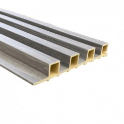 WALL PANEL GRIS CON VETAS